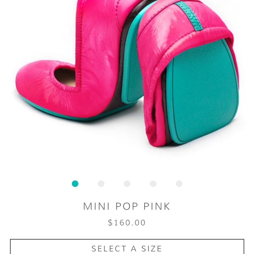 Tieks Mini Pop Pink Kids Shoes